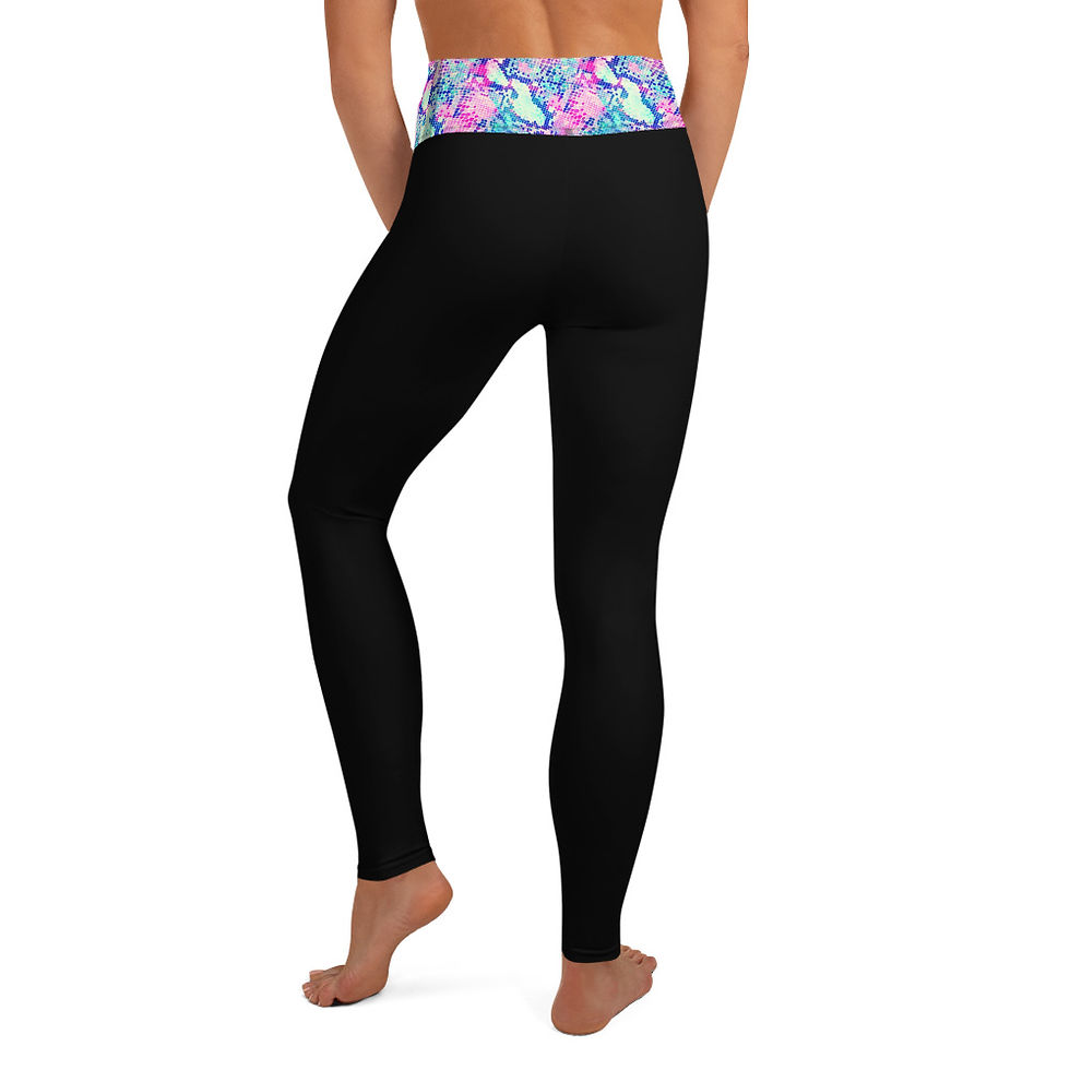 Thumbnail: Yoga Leggings Black Snake