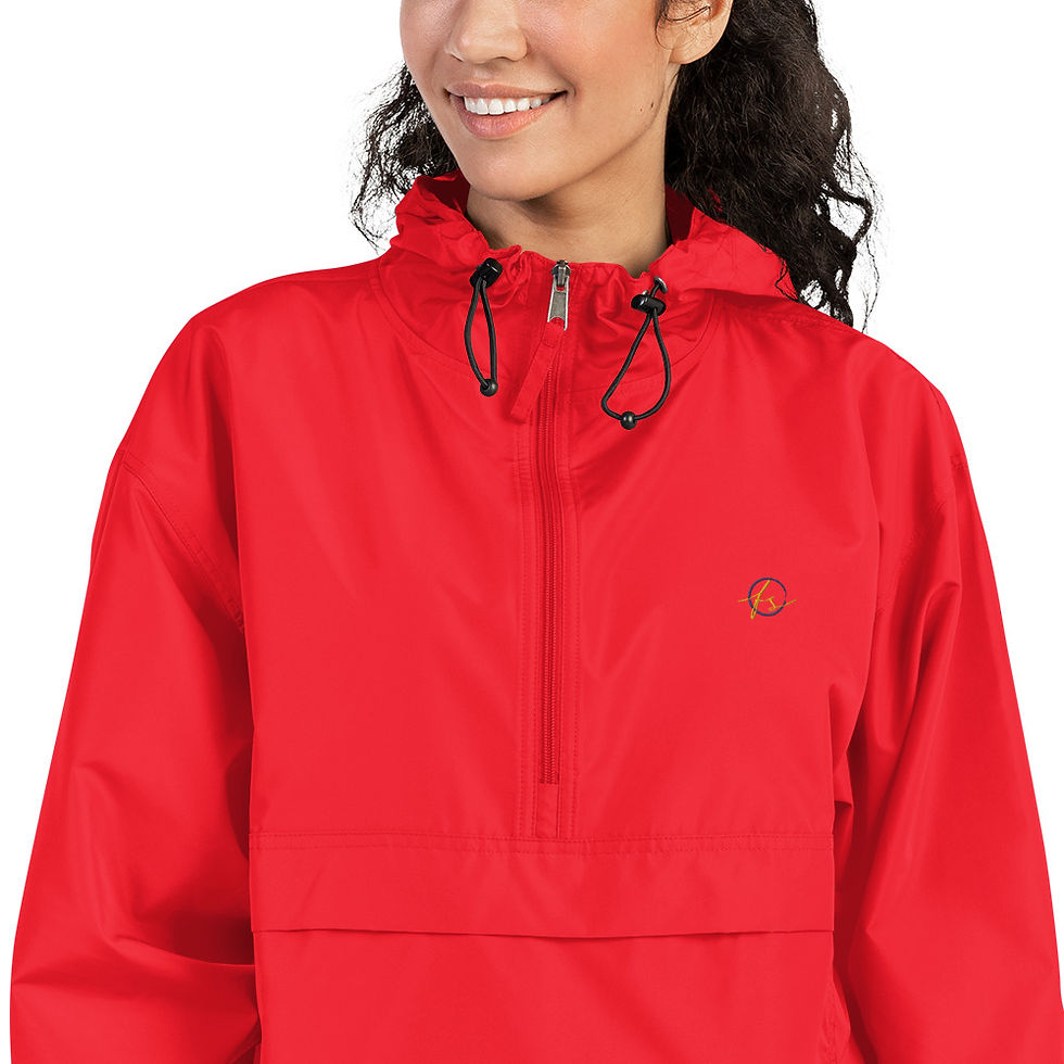 Thumbnail: Embroidered Champion Packable Jacket FS Style