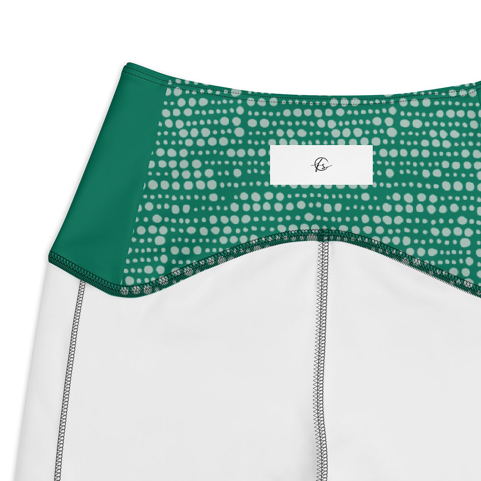 Thumbnail: FS crossover leggings with pockets Tropical Rainforest