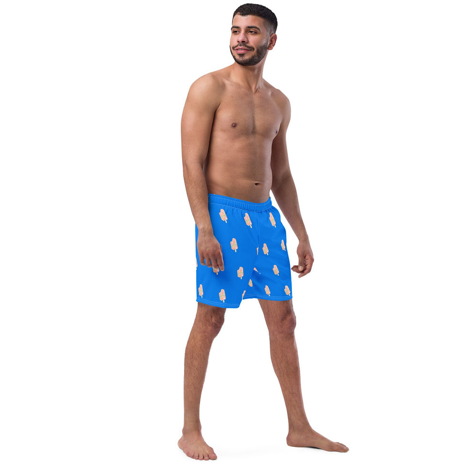 Thumbnail: Men's swim trunks peach ice-cream