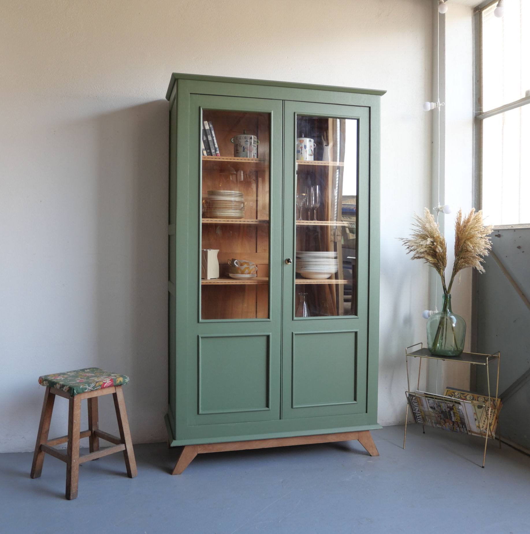 vitrine bibliothèque vaisselier