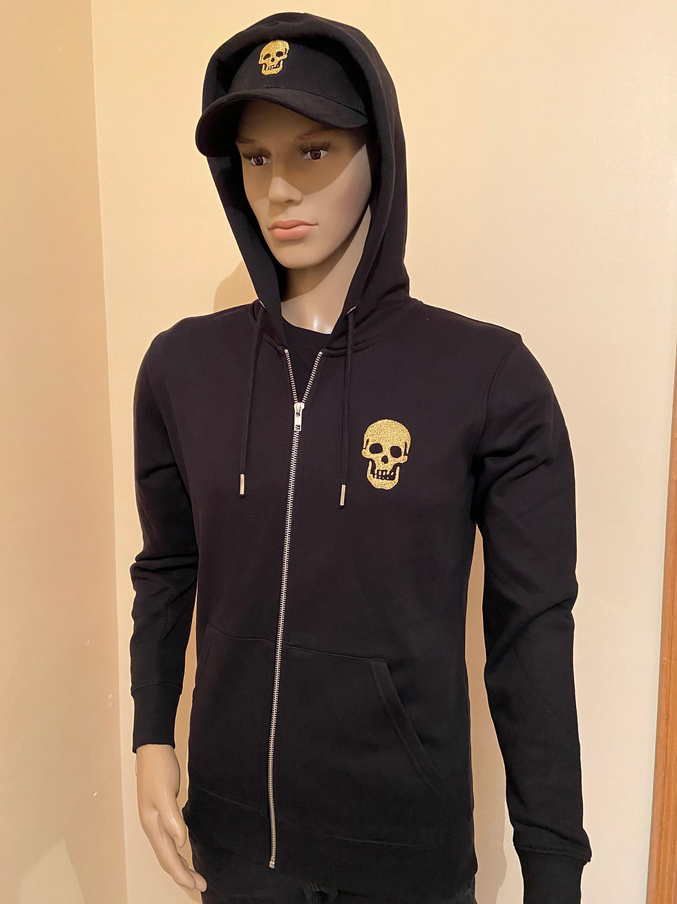 Miniature : Veste Zip à capuche Skull Gold