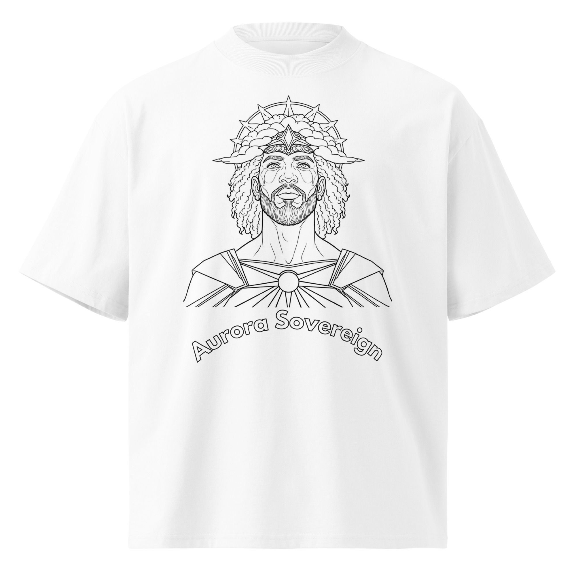 907 Coloring Hero – Color‑In Tee Unisex organic oversized