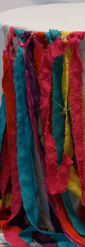 tie dyed tableskirt