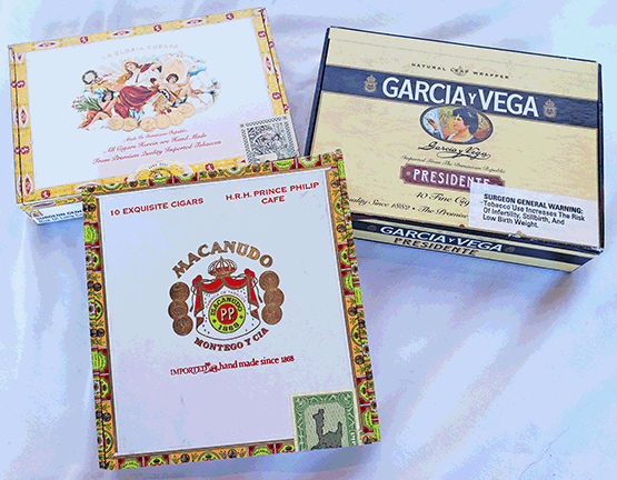 cigar boxes