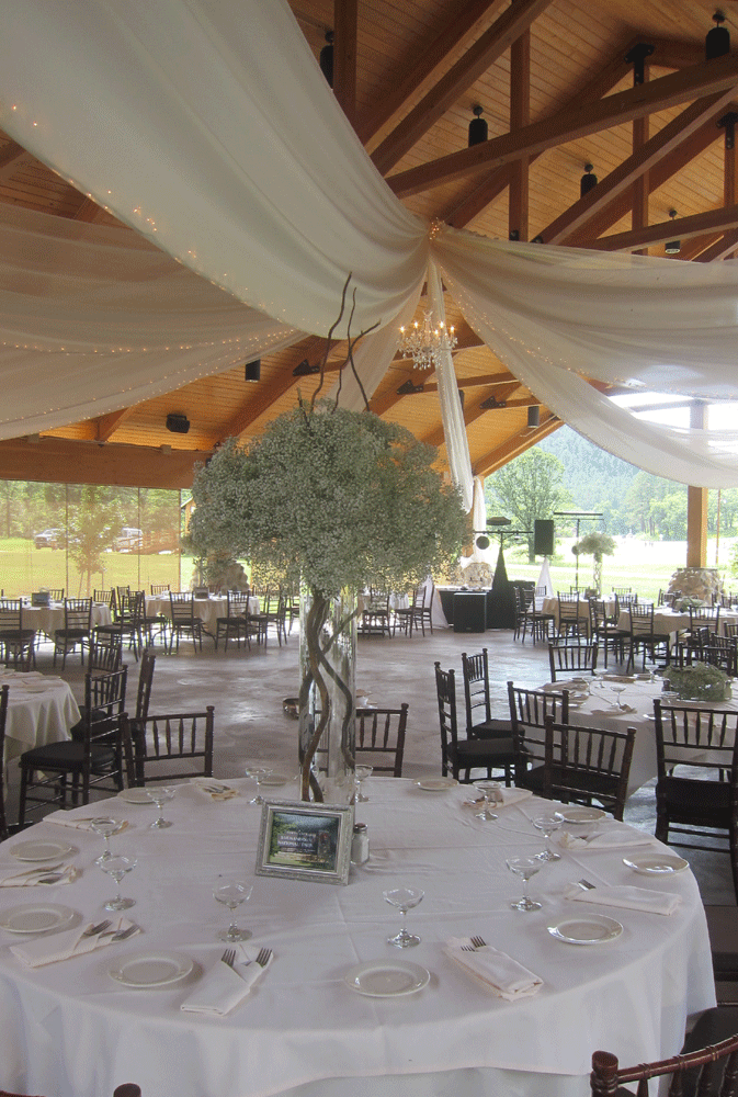 babys breath centerpiece