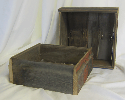 barnwood square box