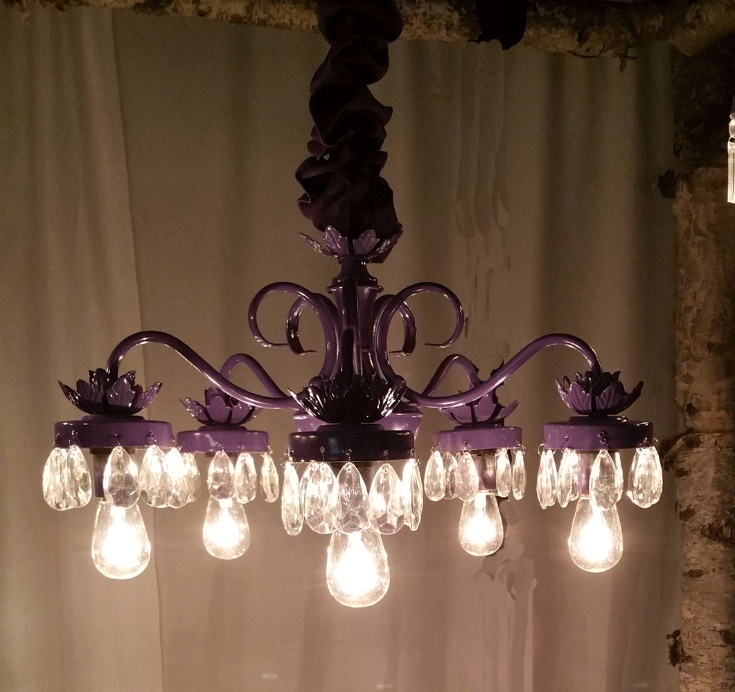 purple chandelier rapid city