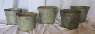 galvanized pails