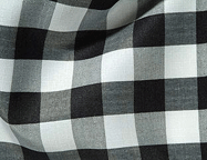 black check linen