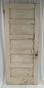 5 panel white wood door