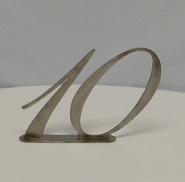 metal scroll table numbers