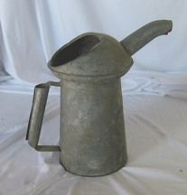 half gallon metal oil can