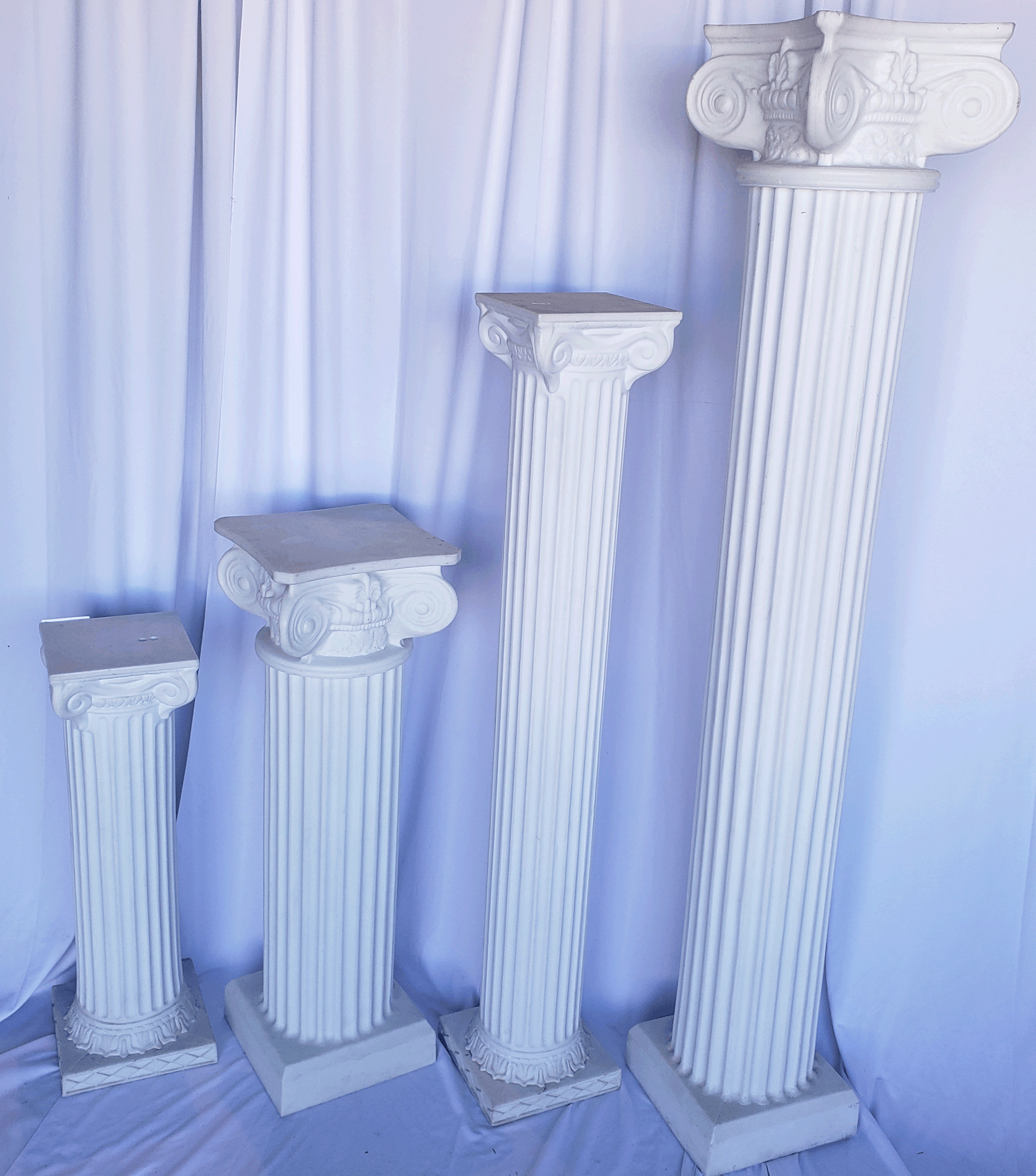 white columns