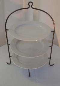 3 tier plate stand