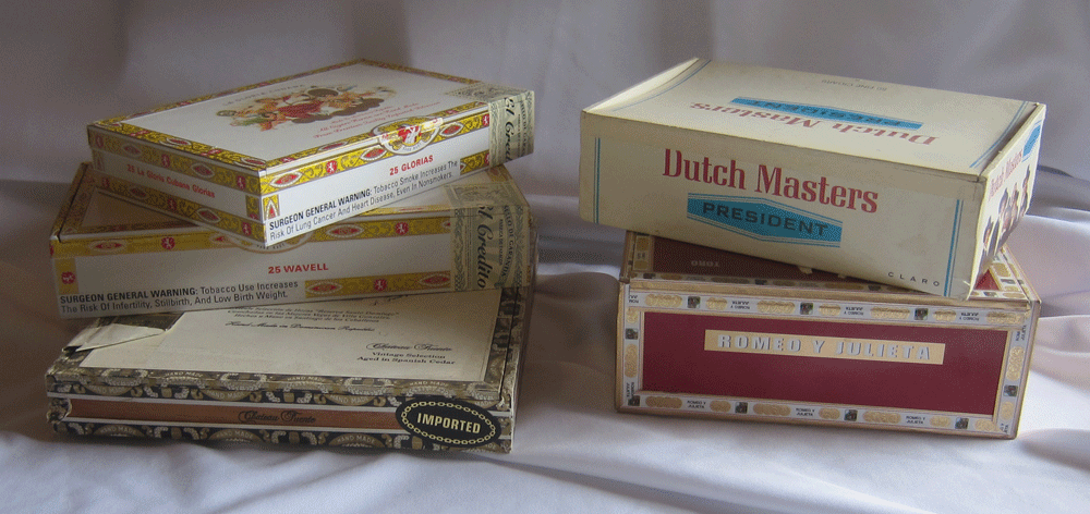 cigar boxes