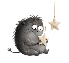 Illustration representing a child coping with the death of a sibling