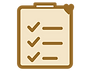 Icon representing practical tools and resources for grief support professionals