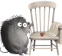 Illustration representing a child coping with the death of a parent or caregiver