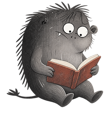 Illustration of a book representing classroom grief support resources