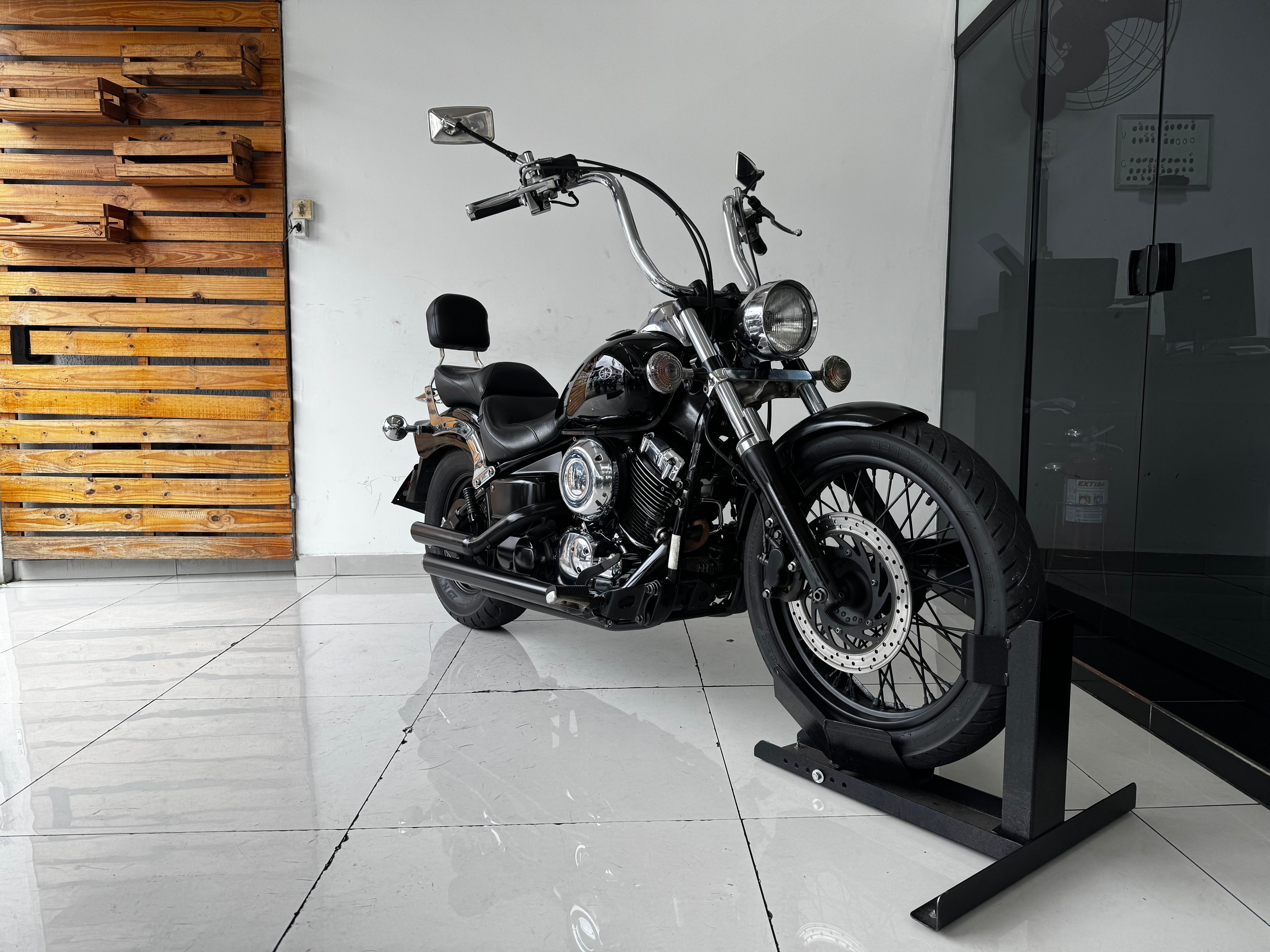 YAMAHA XVS 650 DRAG STAR 2006 PRETA 58.000 KM