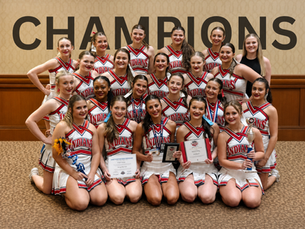 Seneca Cheer Brings Home First Place in Gameday Cheer Division