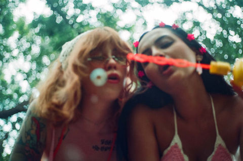 bubbles photoshoot seoul