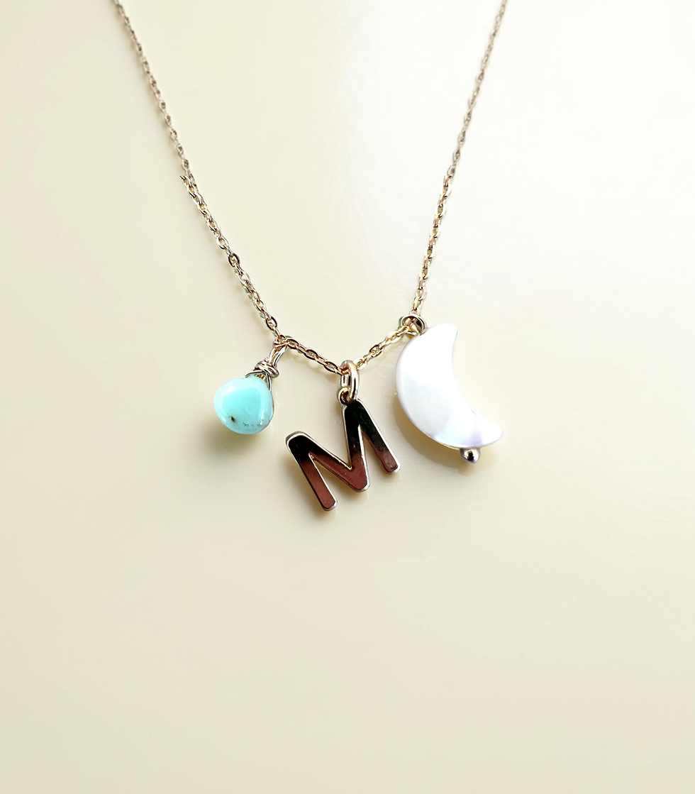 Thumbnail: gold charm necklaces