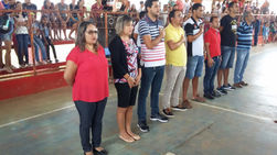 MUNICÍPIO ATENDE SOLICITAÇÃO DA EQUIPE DO ESTADO E JUNTOS REALIZAM JOGOS PARA JUVENTUDE ESTUDANTIL D