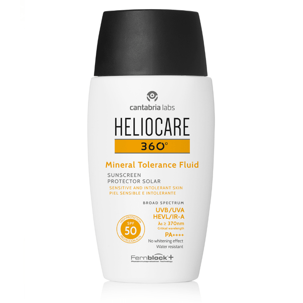 Sunscreen Heliocare mineral tolerance fluid