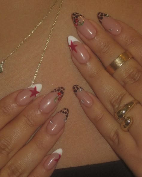 Red Leopard Print