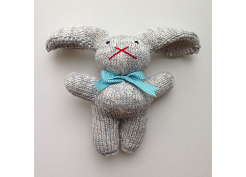 handknit bunny