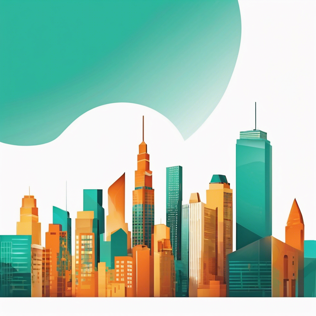 Abstract Cityscape Print