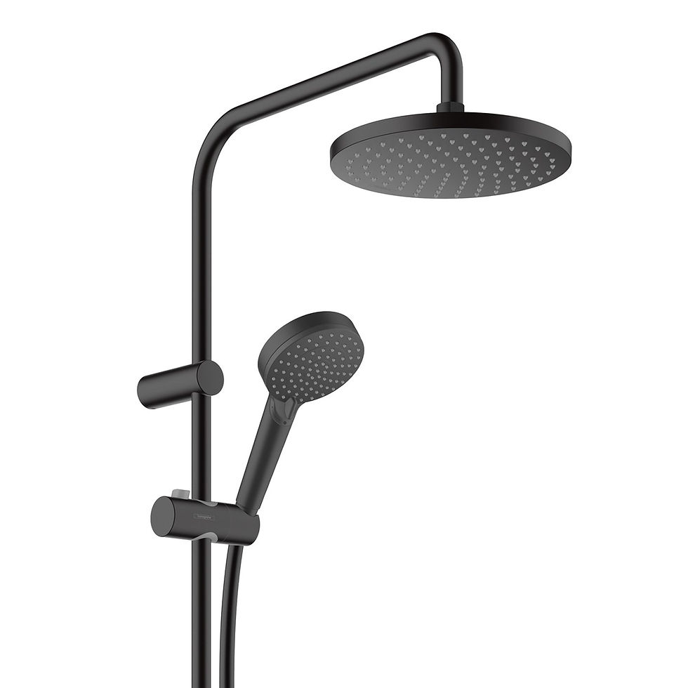 Miniature : Hansgrohe Vernis Blend Colonne de douche en applique avec mitigeur