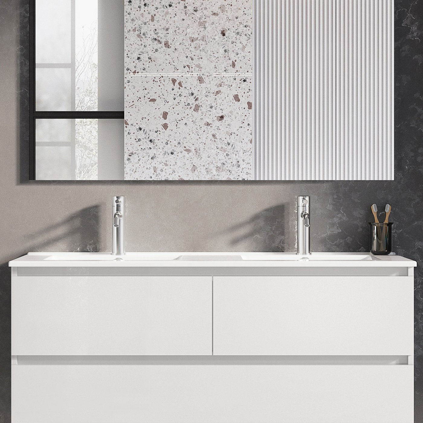 Evineo ineo2 Vasque double - Installation SR