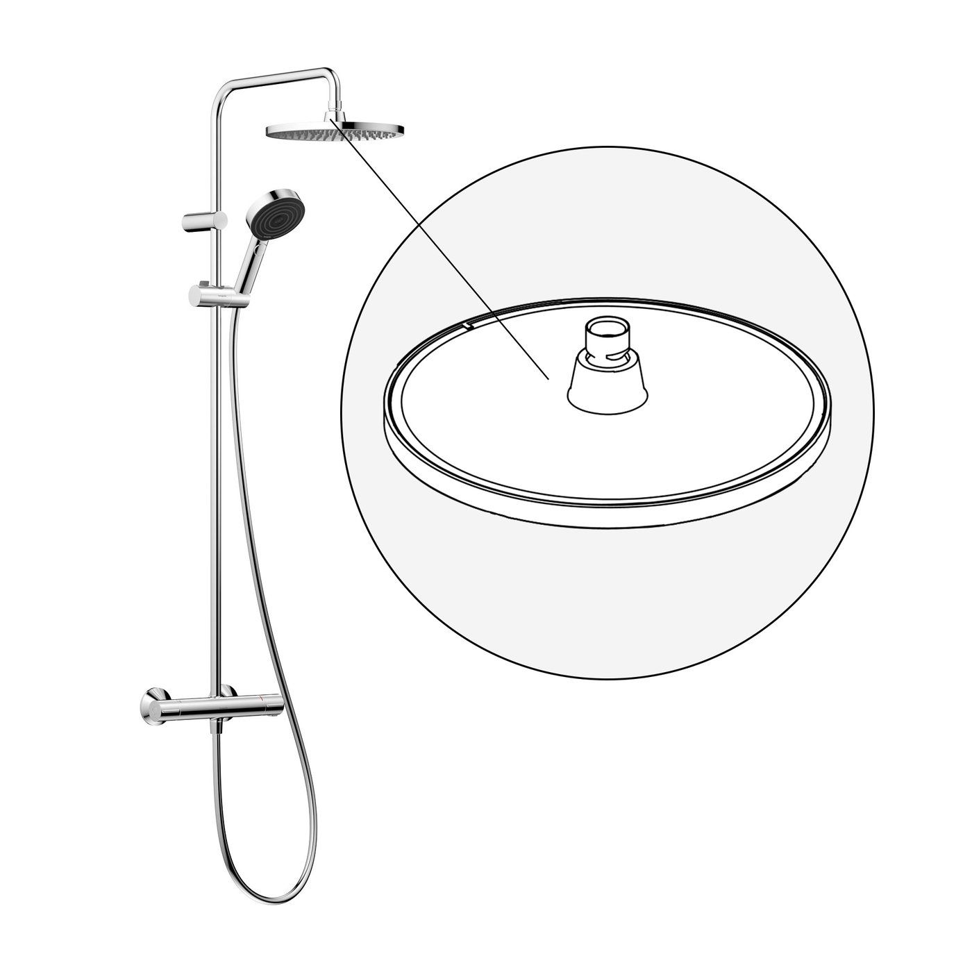 Hansgrohe Douche de tête
