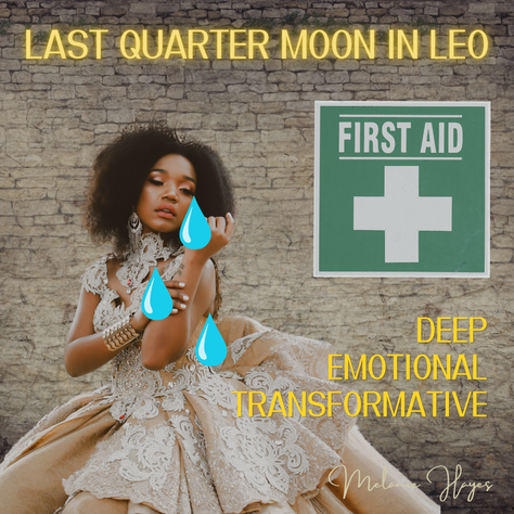 Last Quarter Moon in Leo: Deep. Emotional. Transformative.