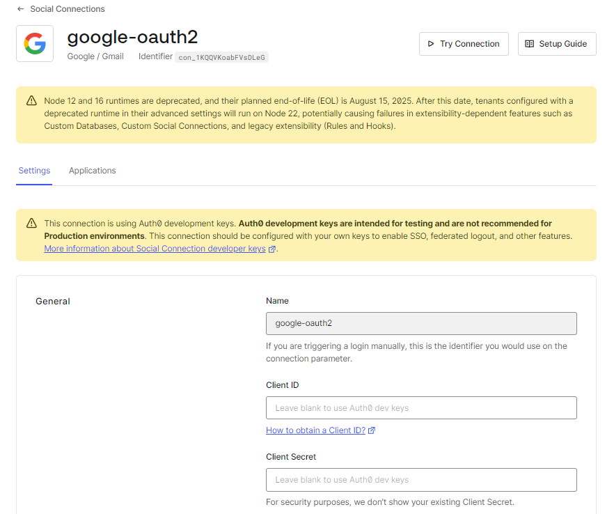 How to Setup Google OAuth and Connect it to Auth0