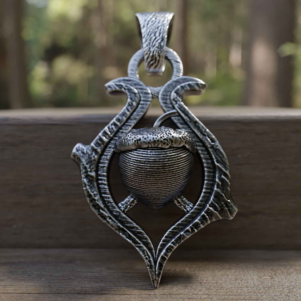 Pendentif de fruit du chêne