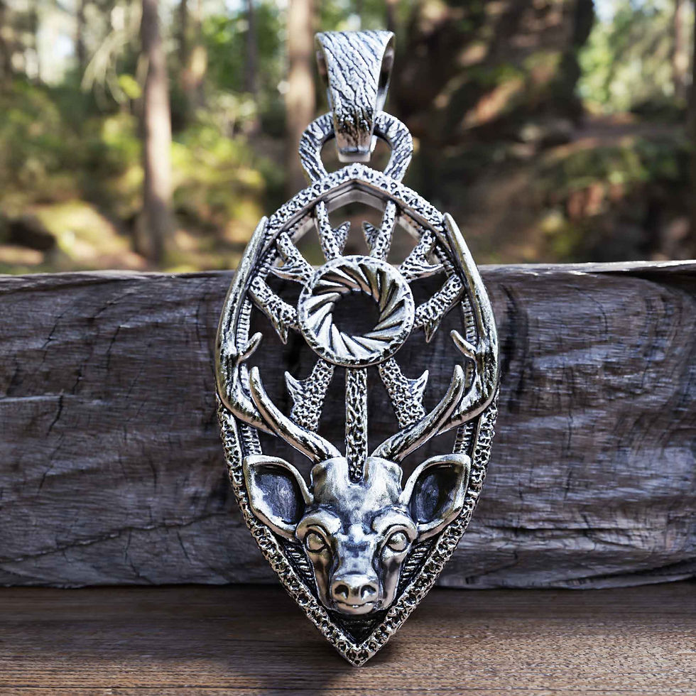 Pendentif de Cerf et capteur de rêve