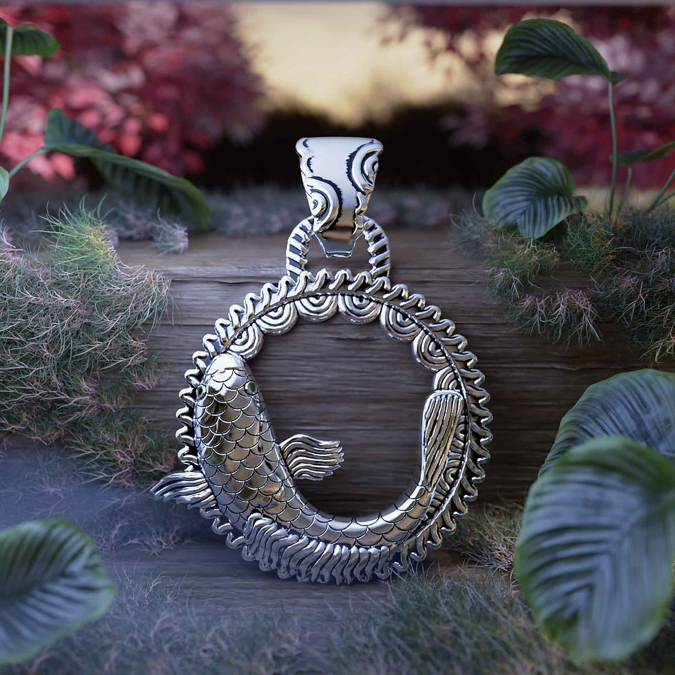 Pendentif de poisson koï