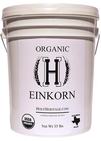 5 gallon bucket Organic Einkorn Berries Grains