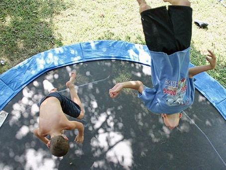 Mom Dad! Can we Get a Trampoline?