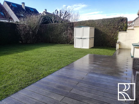 Aménagement d’un jardin à Montigny-le-Bretonneux (78) - Mars 2021