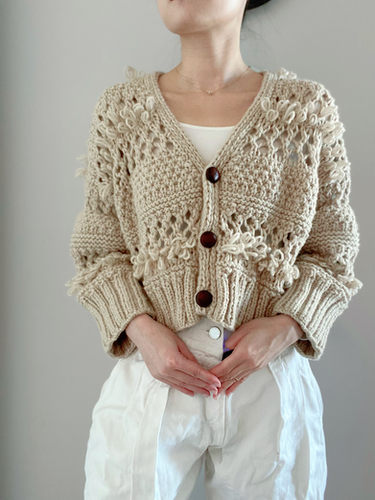 【IONSEOUL】Key Nordic Knit Cardigan 5FM0072 Island Cardigan | MONM Knitting