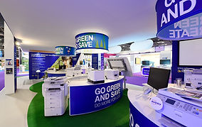 Epson UK custom built exhibition stand at BETT