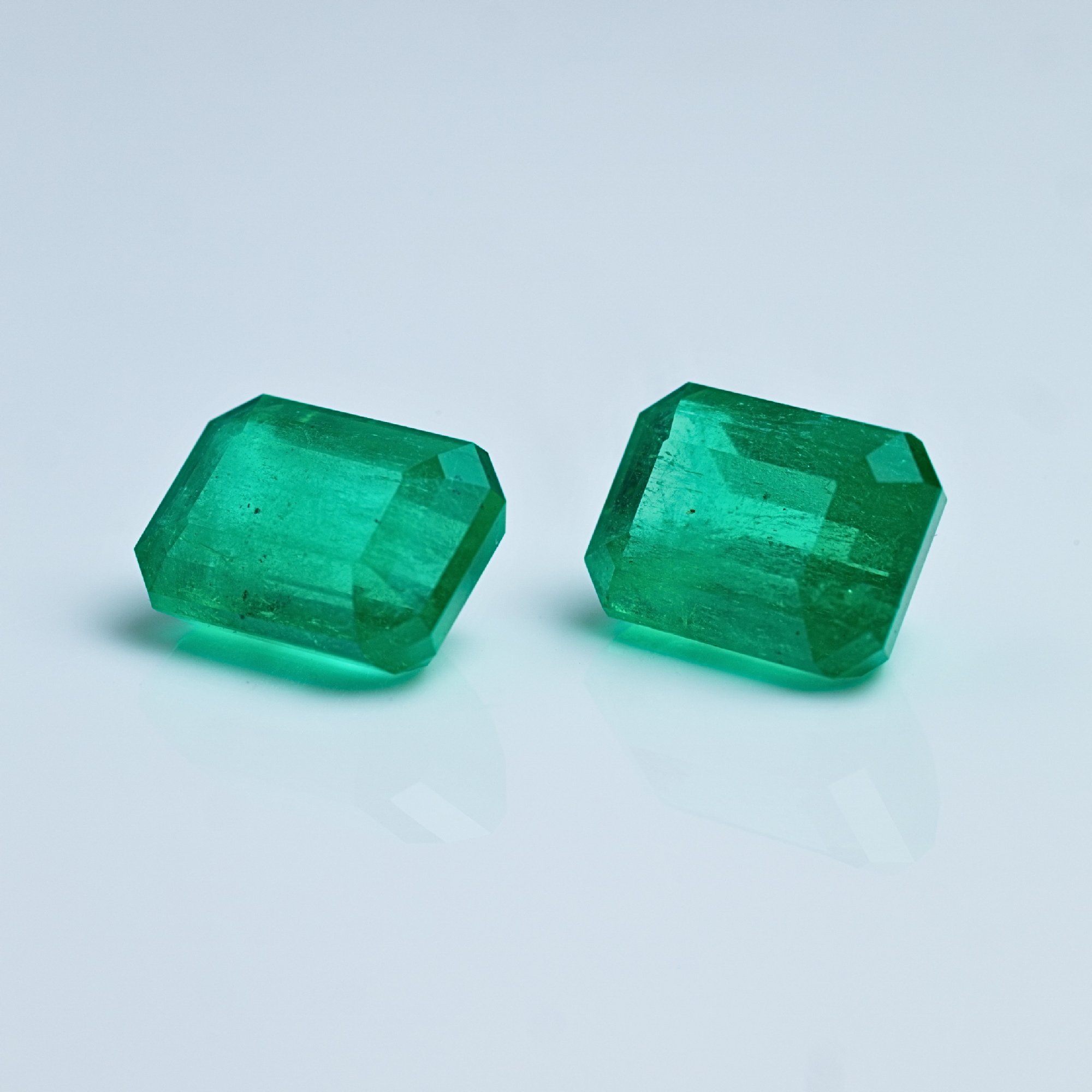 Esmeraldas Naturales Rectangulares Facetadas