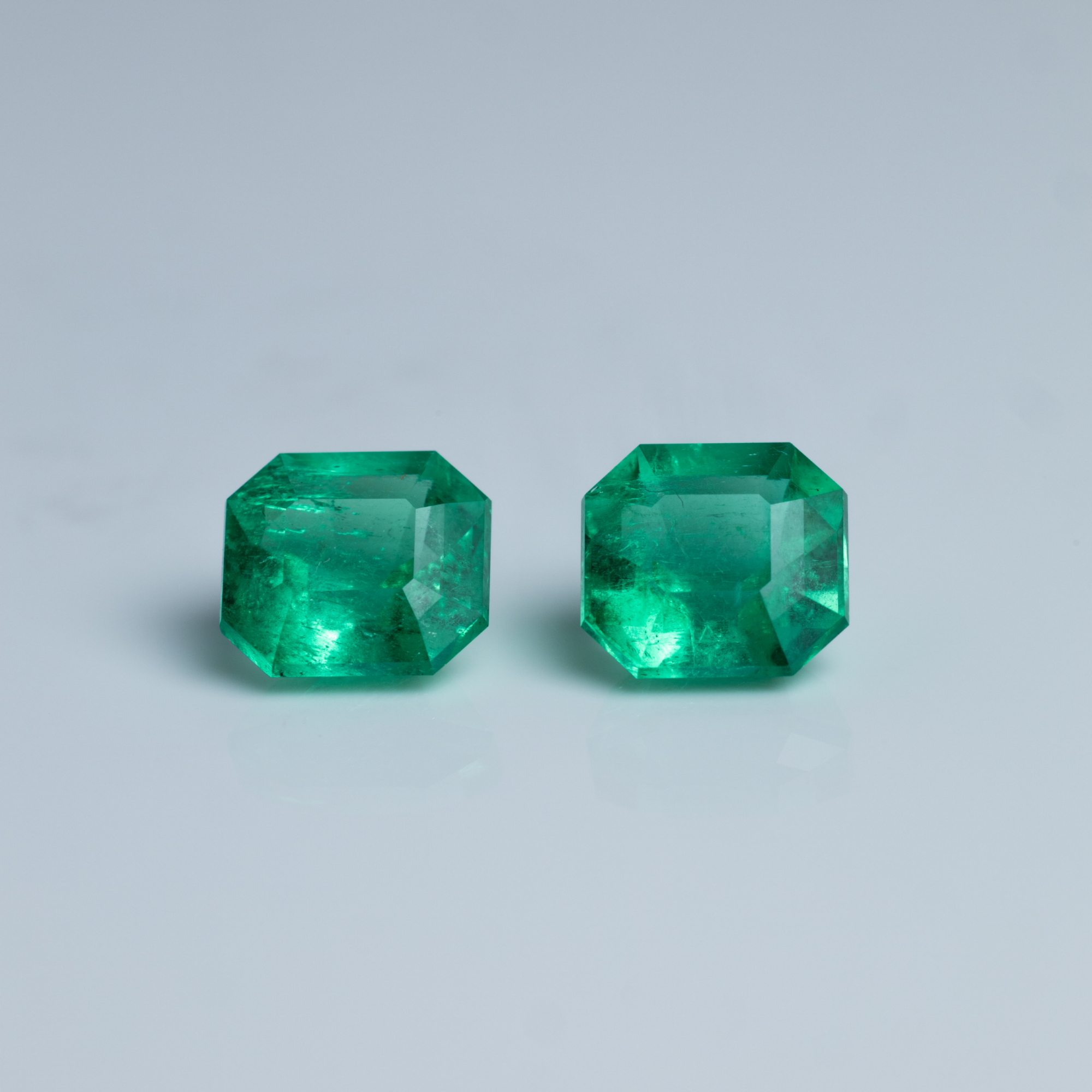 Esmeraldas Naturales Rectangulares Facetadas