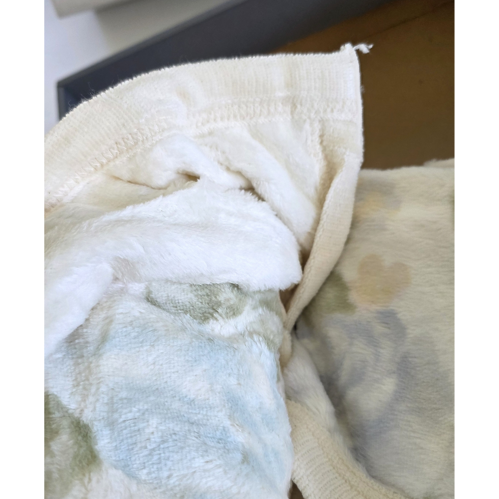 Thumbnail: Vintage Balenciaga Floral Pastel Cotton Blanket