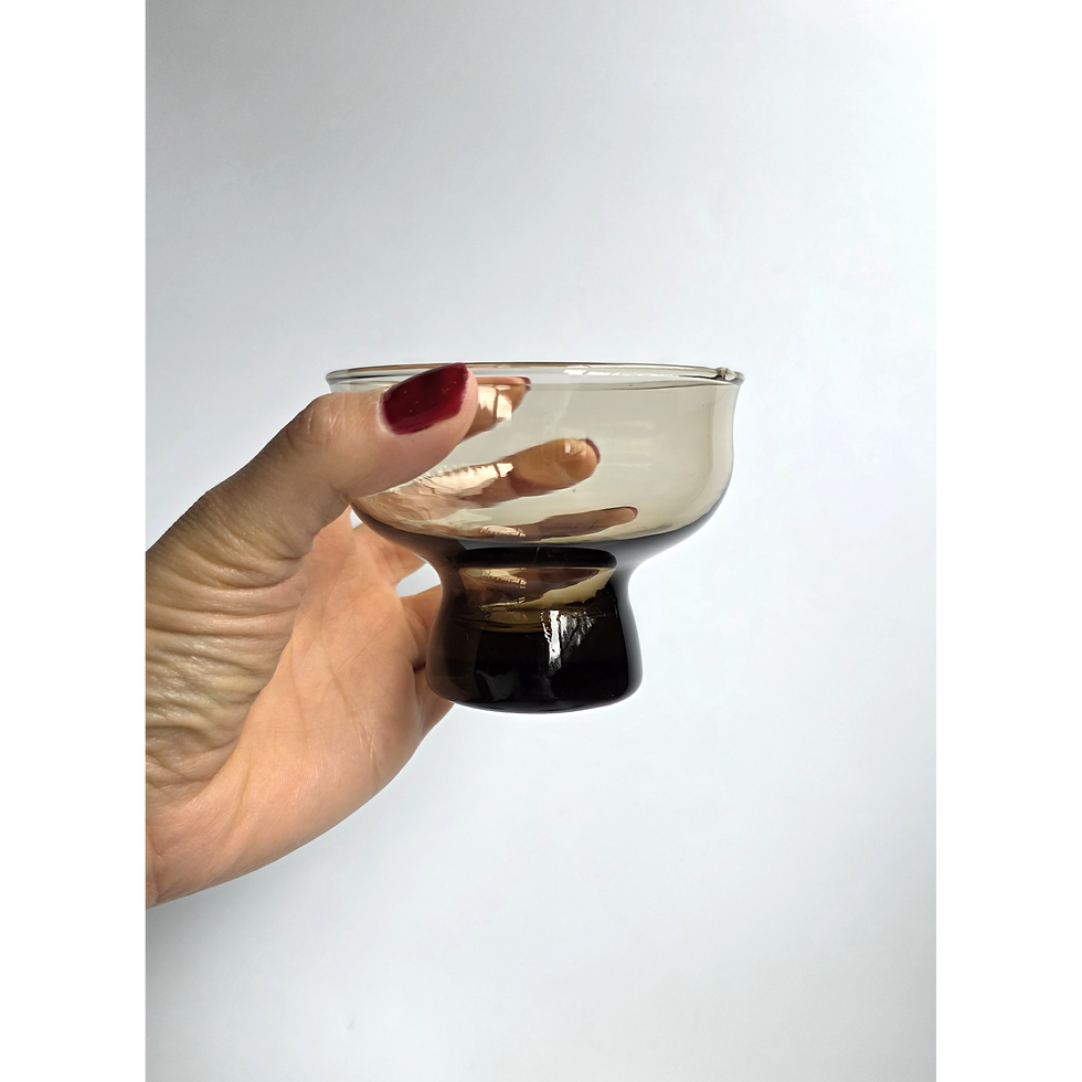 Thumbnail: Vintage Kaaru Smokey Quartz Cocktail Glasses
